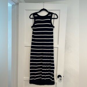 Banana Republic Ribbed Striped Dress
